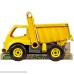Lena Eco Dump Truck Toy For Boys with Easy Grab Handle & Flip Open Cab Made of Sprigwood Like Wood Plastic Resin Mix Eco-Sustainable Material B007N2KFP8